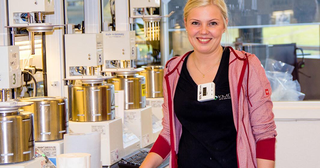 Studerende på laborant uddannelsen